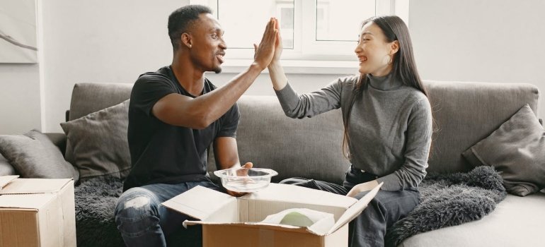 couple moving