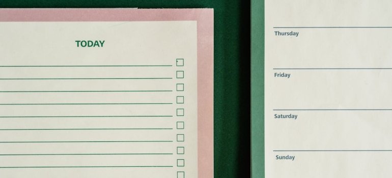 moving checklist