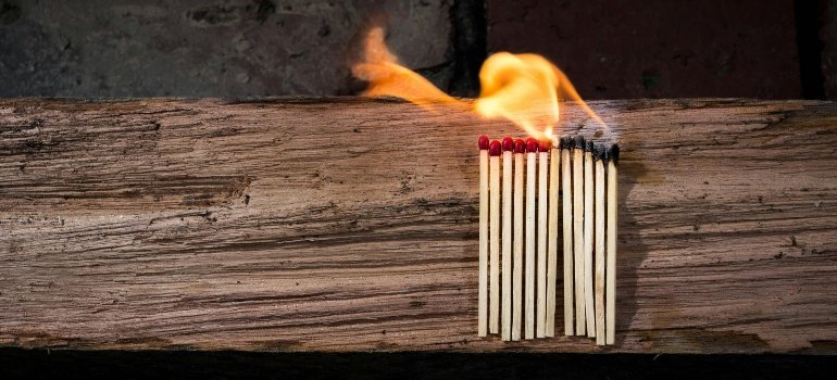 flammable materials