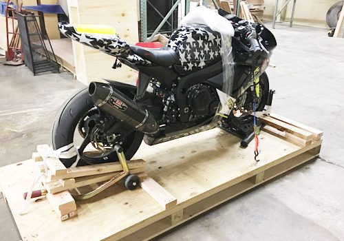Crating Motorcycle