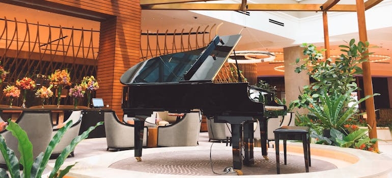 a grand piano 