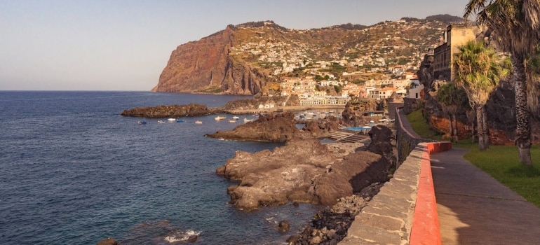 a photo of Madeira coastline