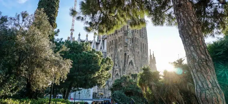 sagrada familia in barcelona 