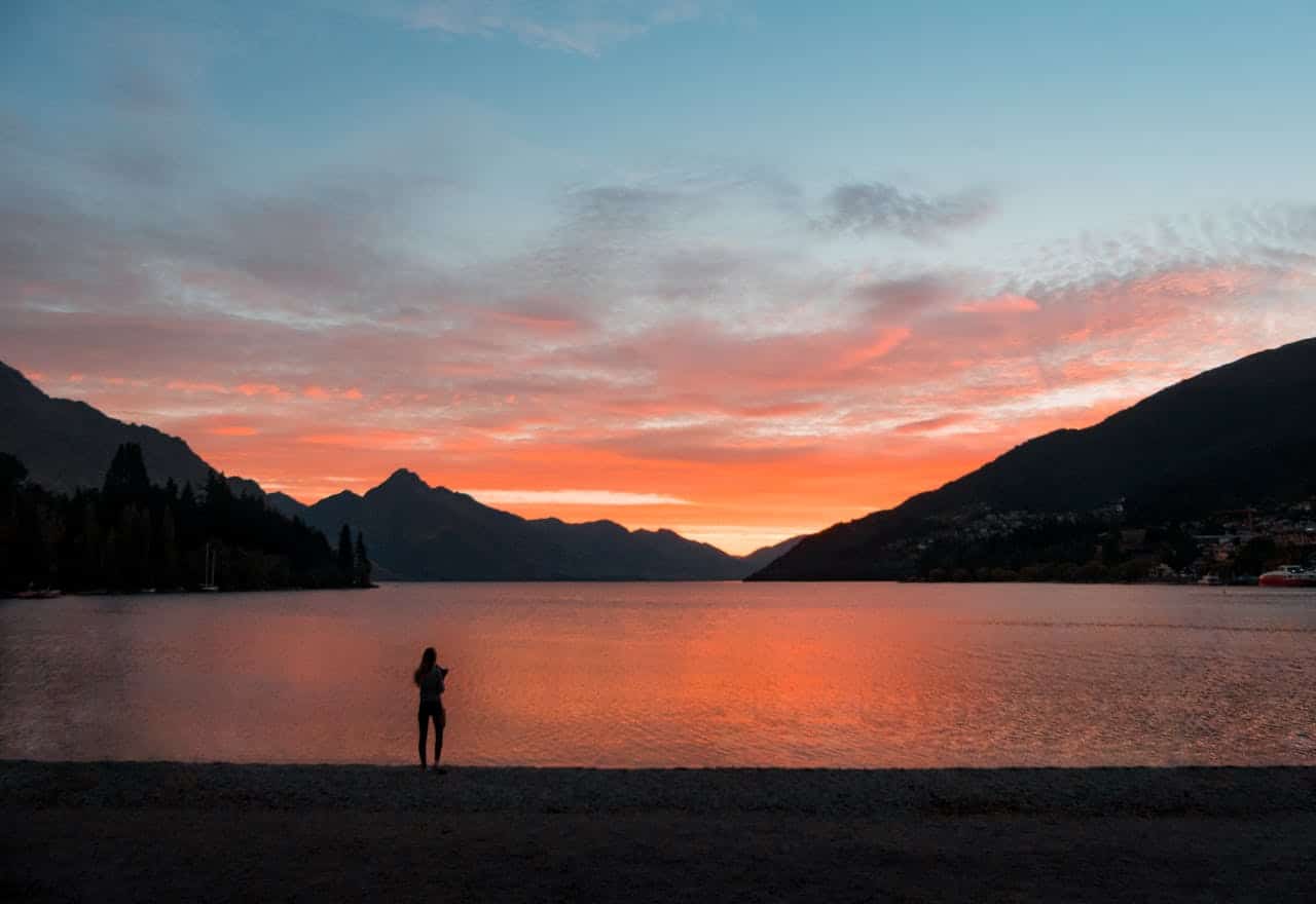 a person enjoying nature after moving to New Zealand With family in 2025