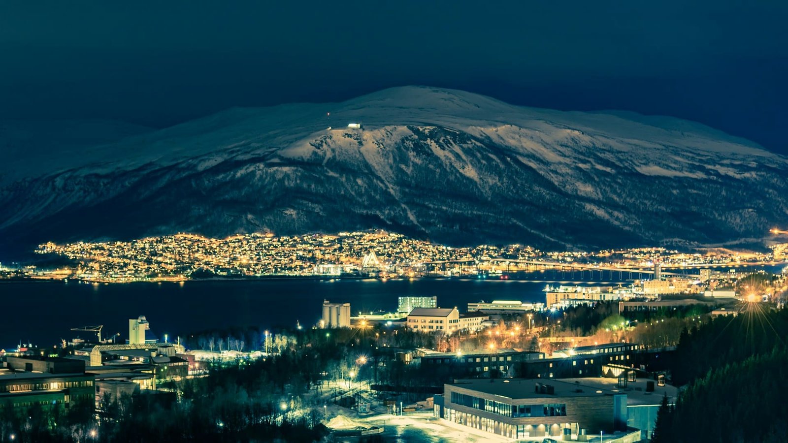 enjoying the view while trying to stay sane during the long winter nights in Norway