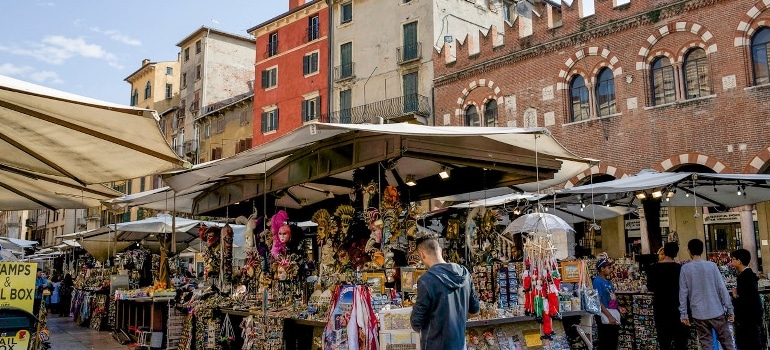 market in Verona