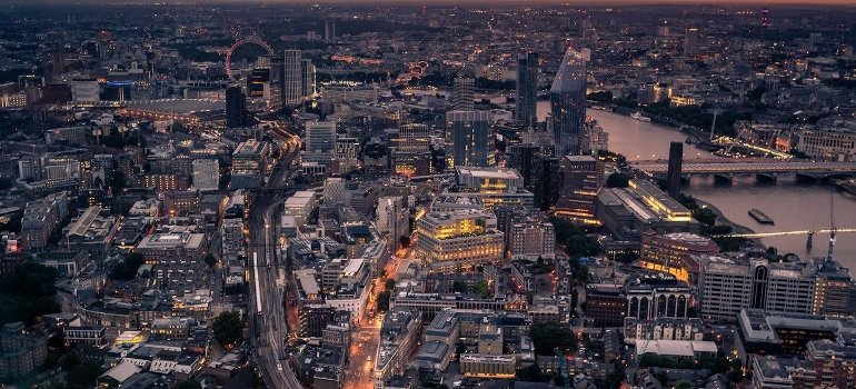 London from air