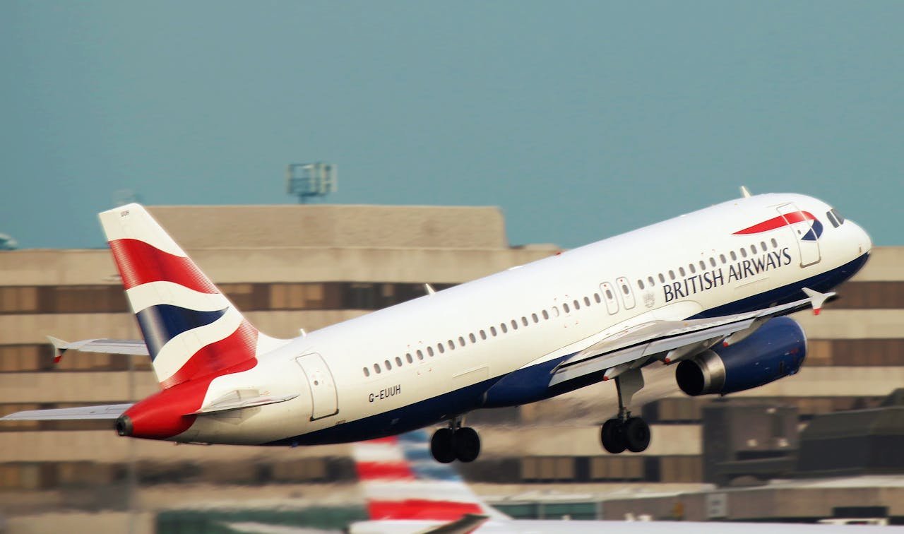 moving from Boston to London by plane