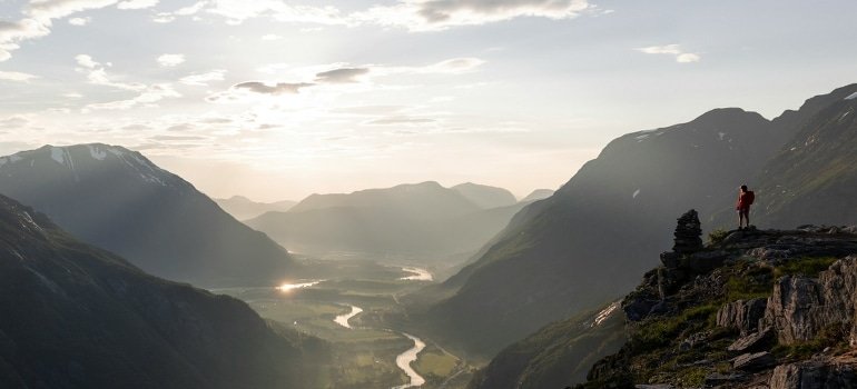 hiking in Norway